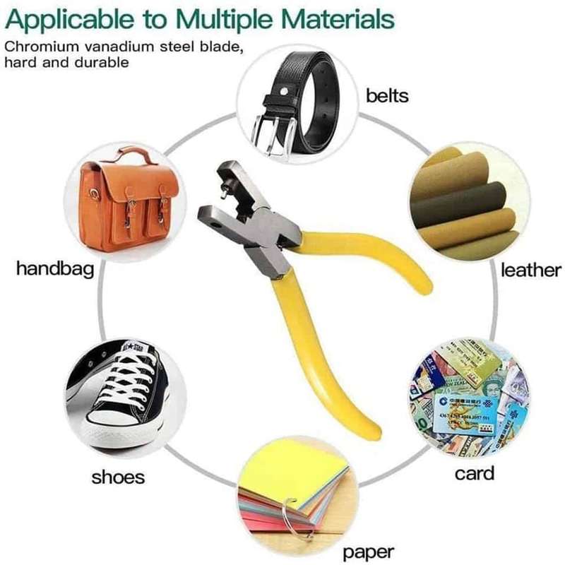 Killer Deals Leather Belt/ Shoes Steel Blade 2mm Hole Punch Plier Tool