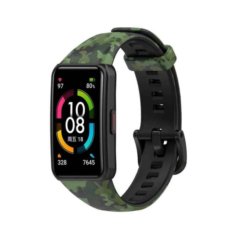 Silicone Strap for Huawei Band 6 - Leopard