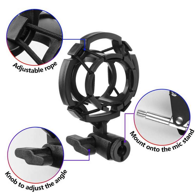 Blue Yeti Snowball Boom Scissor Arm Desk Microphone Stand