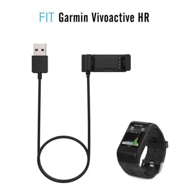 Killer Deals Garmin Vivoactive HR USB Cradle Clip Fast Charger Replacement Cable