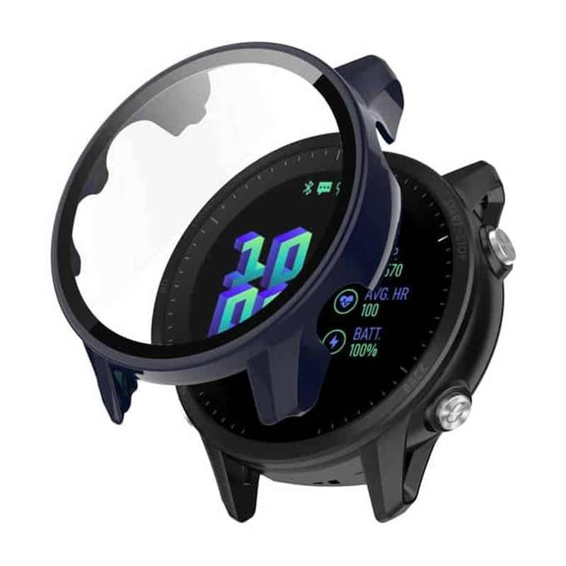 Killer Deals Garmin Forerunner 255 Protective Shock-Absorbing Silicone Case - Navy