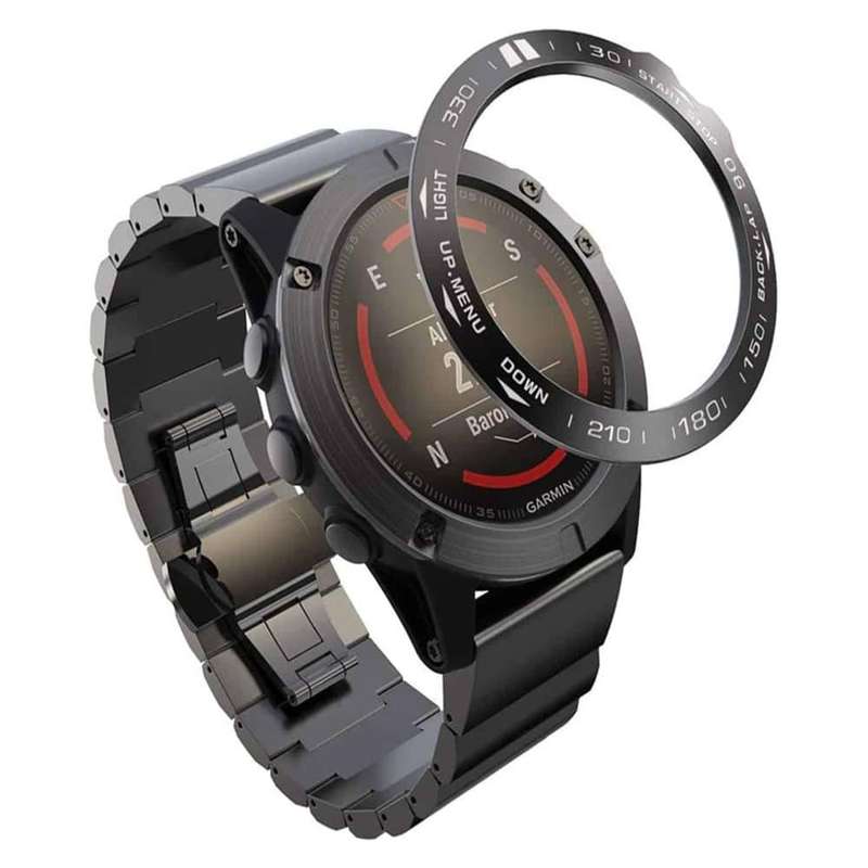 Killer Deals Garmin Fenix 3 stainless-steel watch bezel - Blue
