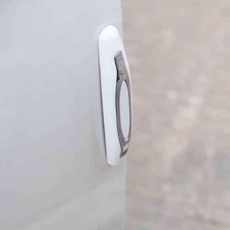 Universal Anti-Scratch Car Door Edge Guard Bumper x4- Black