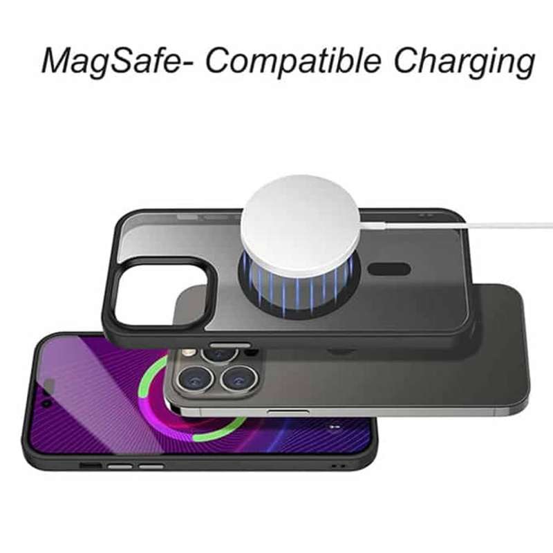 MagSafe Protective Back Cover Case for iPhone 15 Pro Max