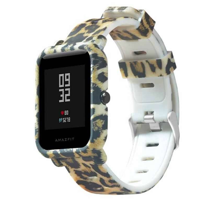 Killer Deals Amazfit BIP/Lite silicone strap + protective case + film - Camo grey