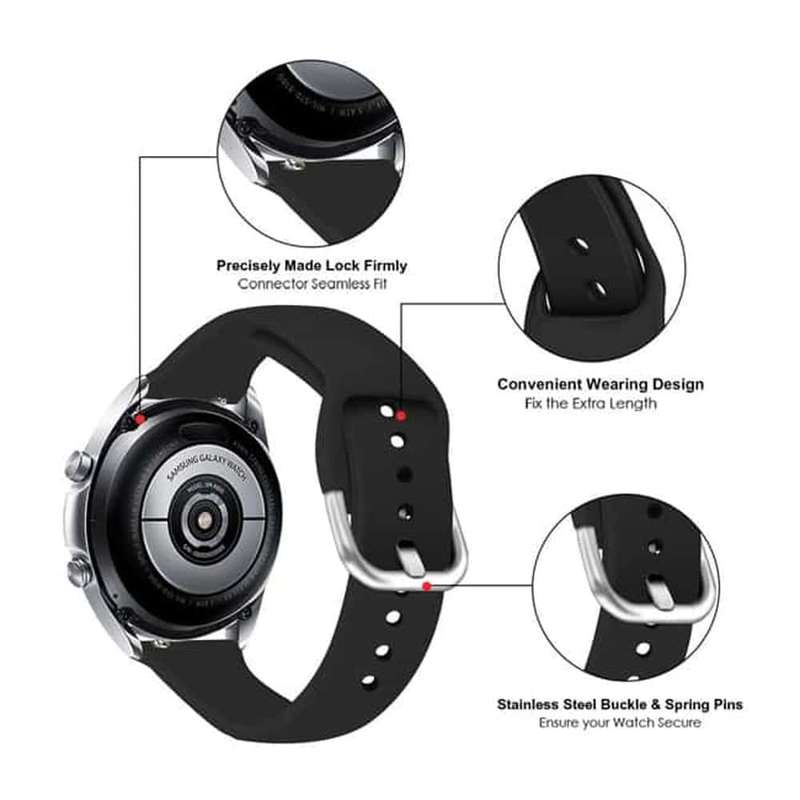 Silicone Strap for Samsung Galaxy Watch 3(45MM) M/L