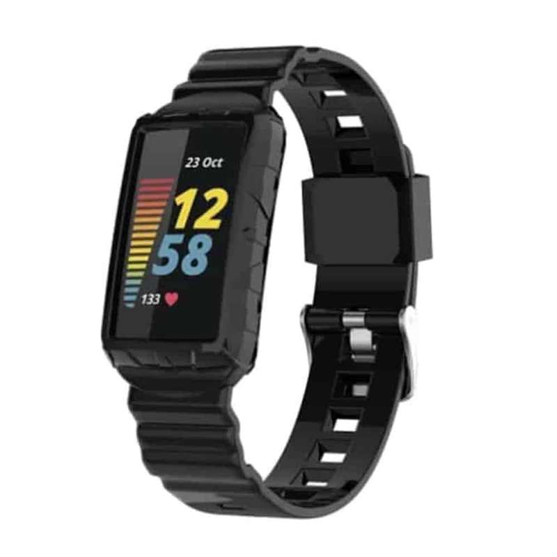 TPU Integrated Armour Strap for Fitbit Charge 6 / 5 / 4/ 3