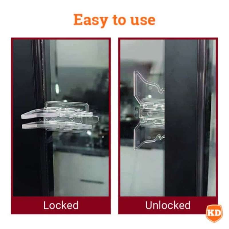 Killer Deals Child Safety Pet Proof Sliding Butterfly Door & Window Lock x10 Combo
