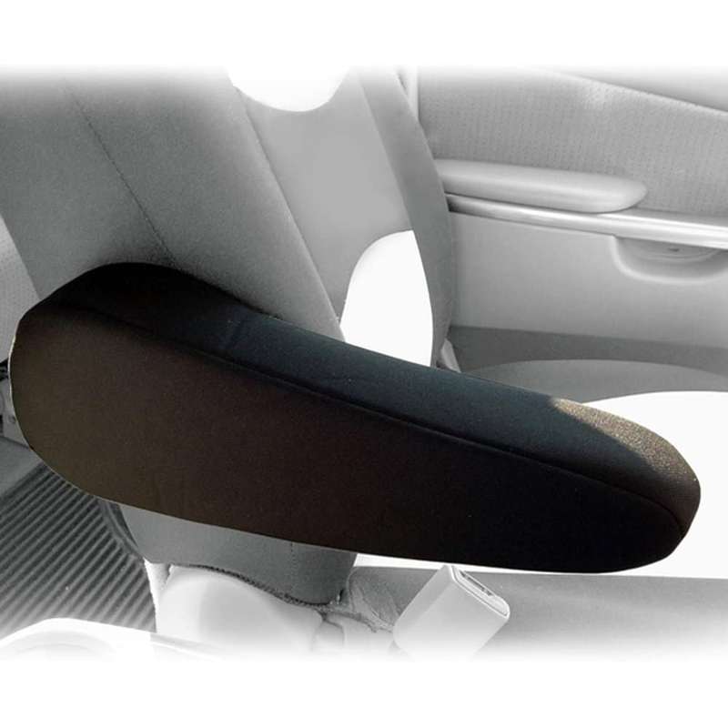 Killer Deals Semi-Universal Car Armrest Cover Seat Protectors-2 Pack- Black