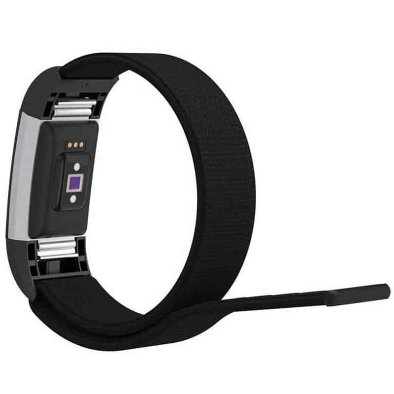 Nylon strap for Fitbit Charge 2 - Black