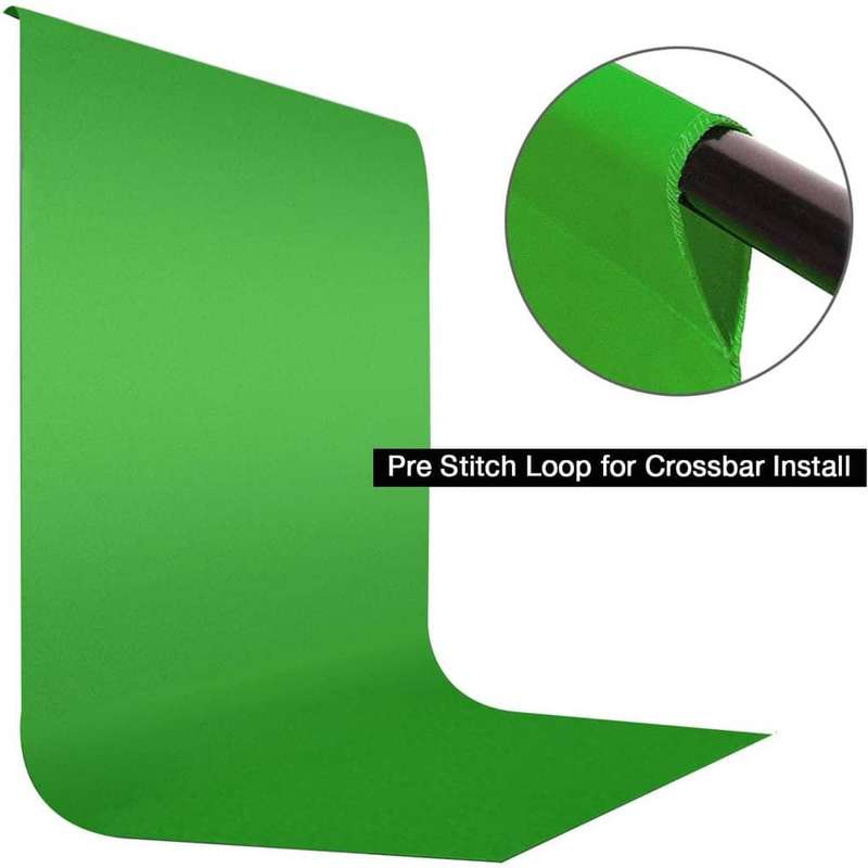 Killer Deals Photography Studio Backdrop Green Muslin Screen 2.7 x 3.96m