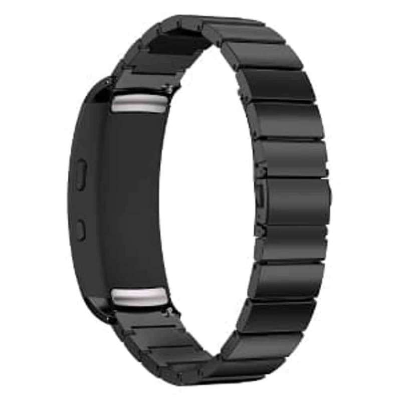 Killer Deals 18mm Stainless Steel Strap for Samsung Gear Fit 2 SM-R360- Black