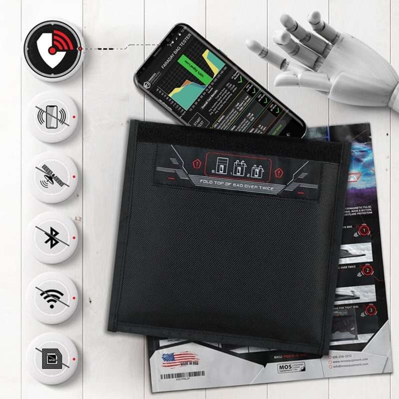 Killer Deals RFID Signal Blocker Anti-Tracking Phone Travel Faraday Bag