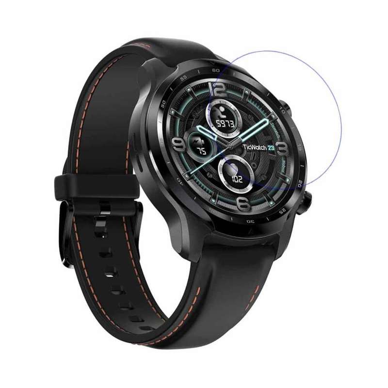 Killer Deals Tempered Glass No-Scratch Screen Protector for TicWatch Pro 3 x2 Combo