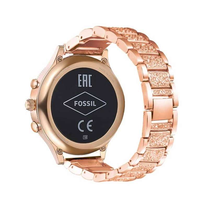 Killer Deals 26mm Garmin Fenix 6X Sparkling Stainless-Steel Strap Silver/Black/Rose Gold Combo