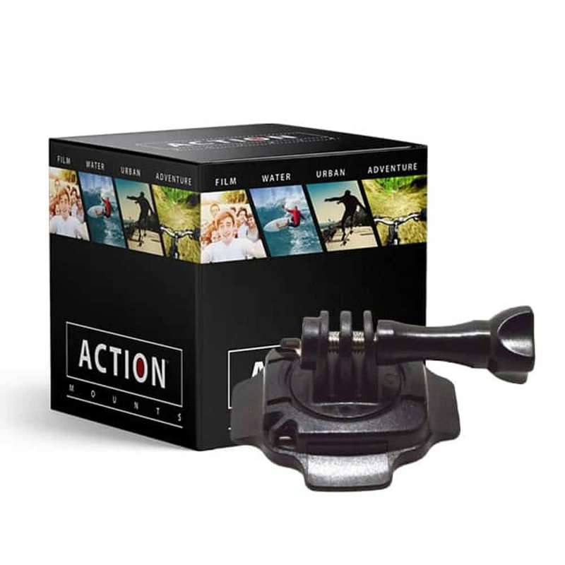 Action Mounts 360 Degree Rotation Helmet Mount for GoPro Hero 5/ Hero 4