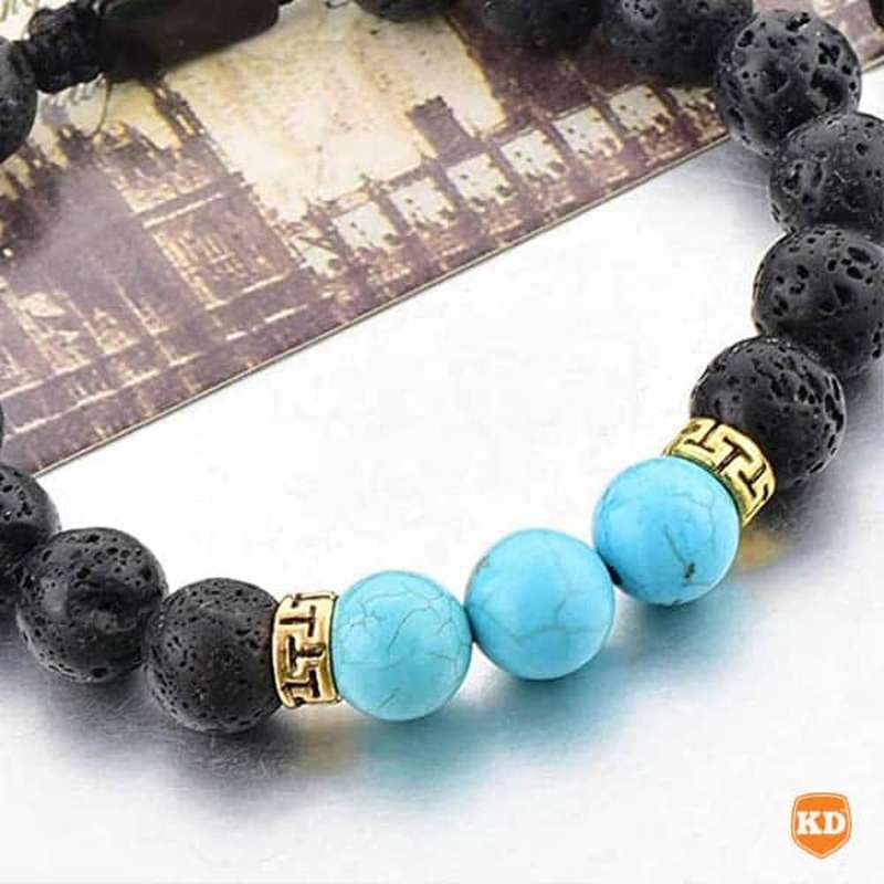 Killer Deals Aromatherapy Lava Stone Essential Oil Diffuser Bracelet- x2 Combo