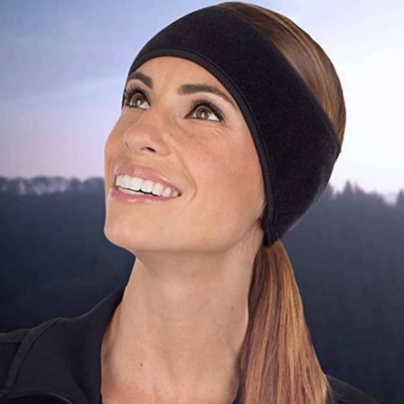 Women's Running/Jogging Winter Fleece Ponytail Sport Headband/Ear Warmer