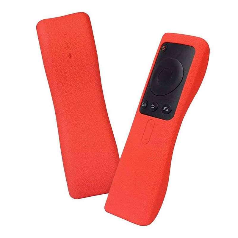 Silicone Remote Control Protector for Xiaomi Mi Box 3 TV- Red