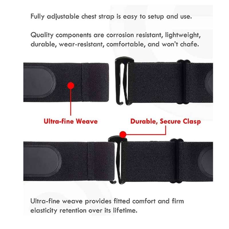 Killer Deals Soft Universal Replacement Exercise Heart Rate Monitor Strap x10 Combo