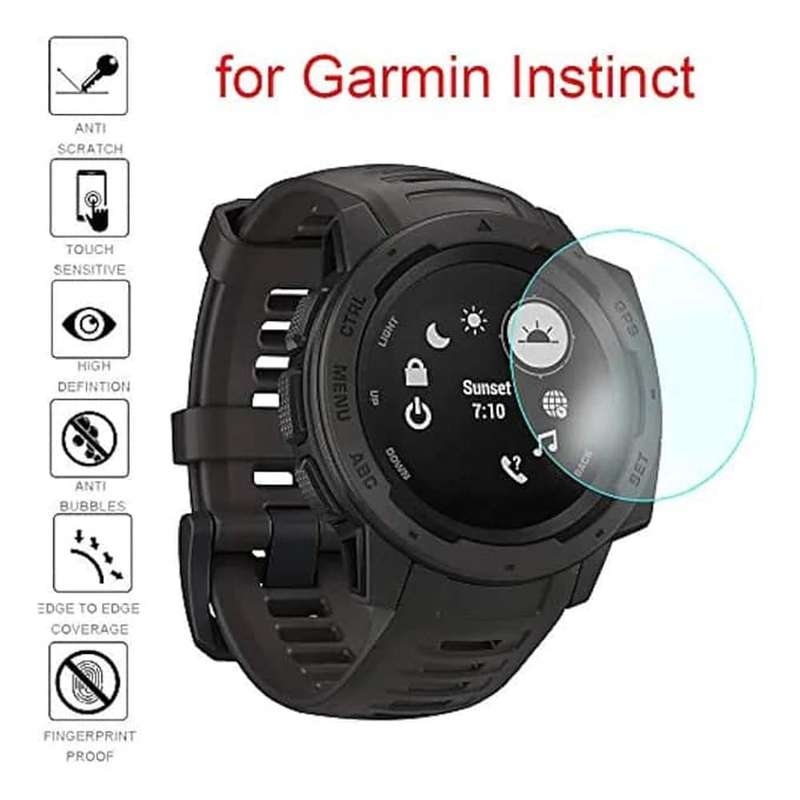 31mm Glass Screen Protector for Garmin Instinct Watch