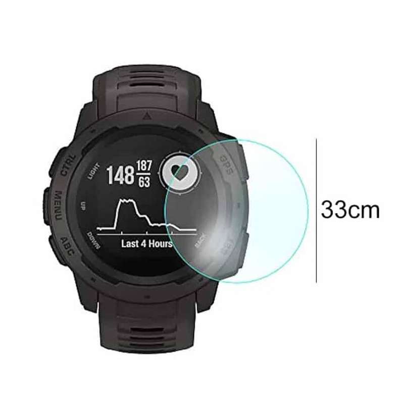 31mm Glass Screen Protector for Garmin Instinct Watch