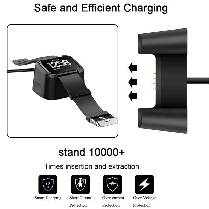 Replacement USB Charger Cable for Fitbit Versa/ Versa Lite