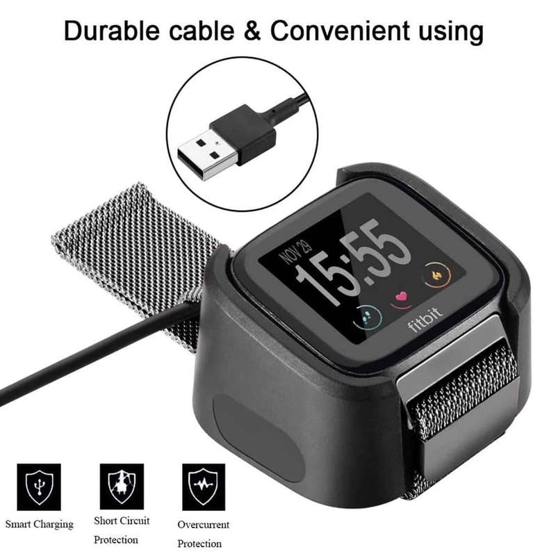 Replacement USB Charger Cable for Fitbit Versa/ Versa Lite