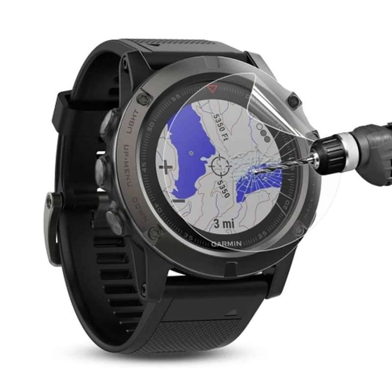 Killer Deals 40.5mm Glass Screen Protector for Garmin Fenix 5X x3 Combo