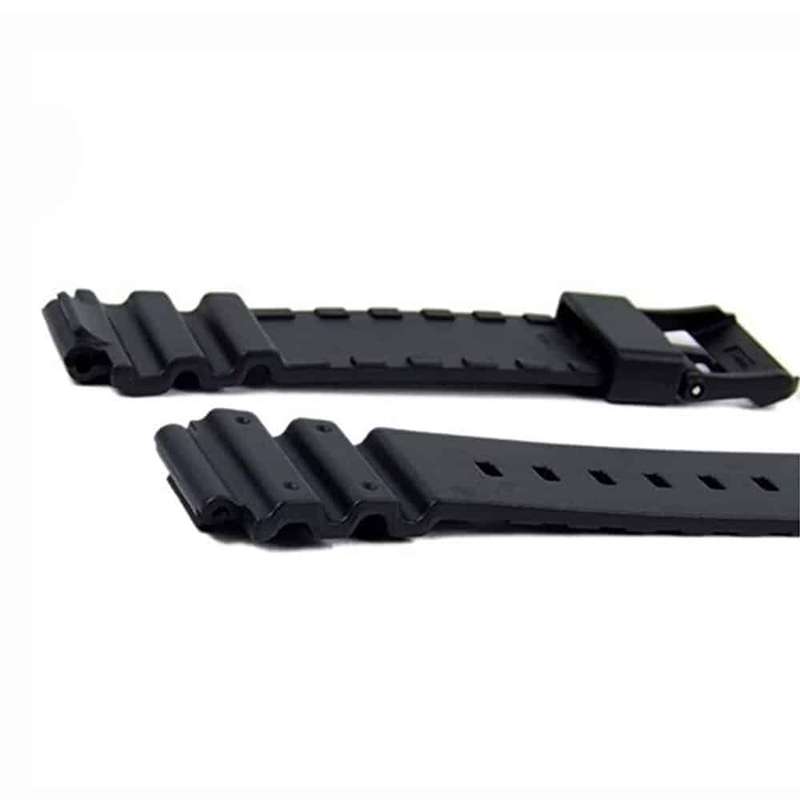 Replacement Silicone Strap for Casio MRW-200H- Black