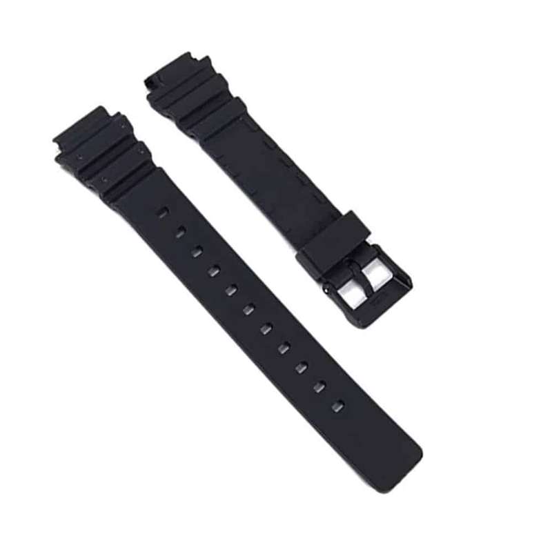 Replacement Silicone Strap for Casio MRW-200H- Black