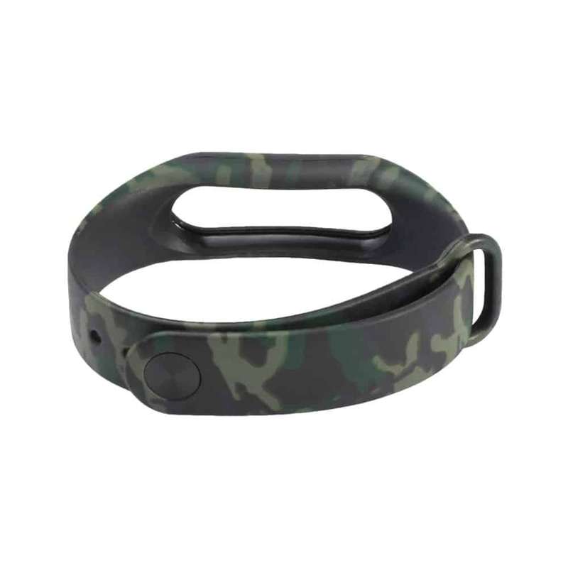 Killer Deals Xiaomi Mi Band 2 replacement silicone strap - Camo green
