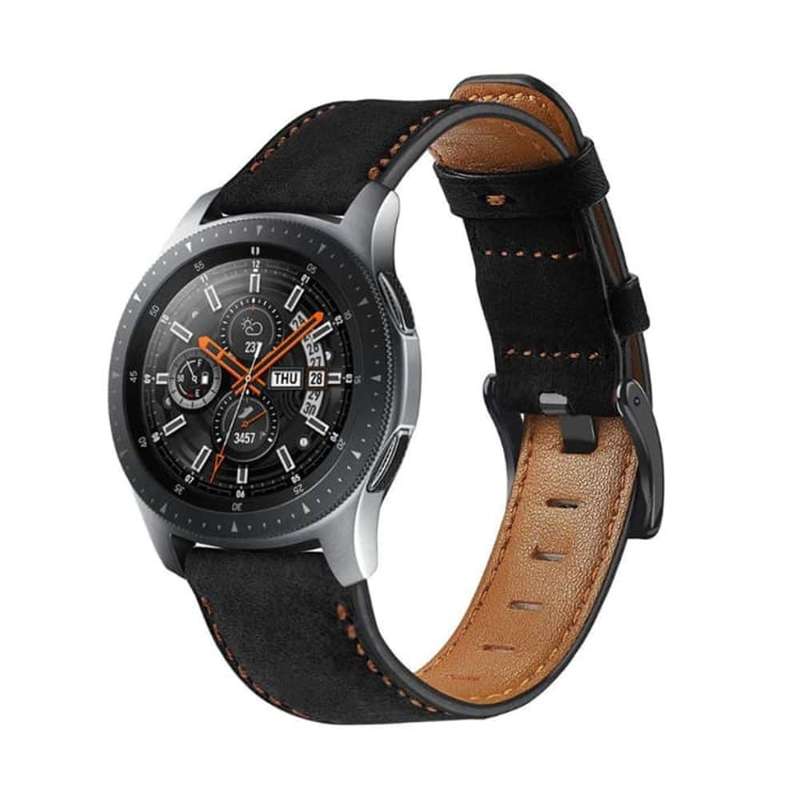 Killer Deals 22mm Universal Watch Genuine Leather & Silicone Strap - Brown