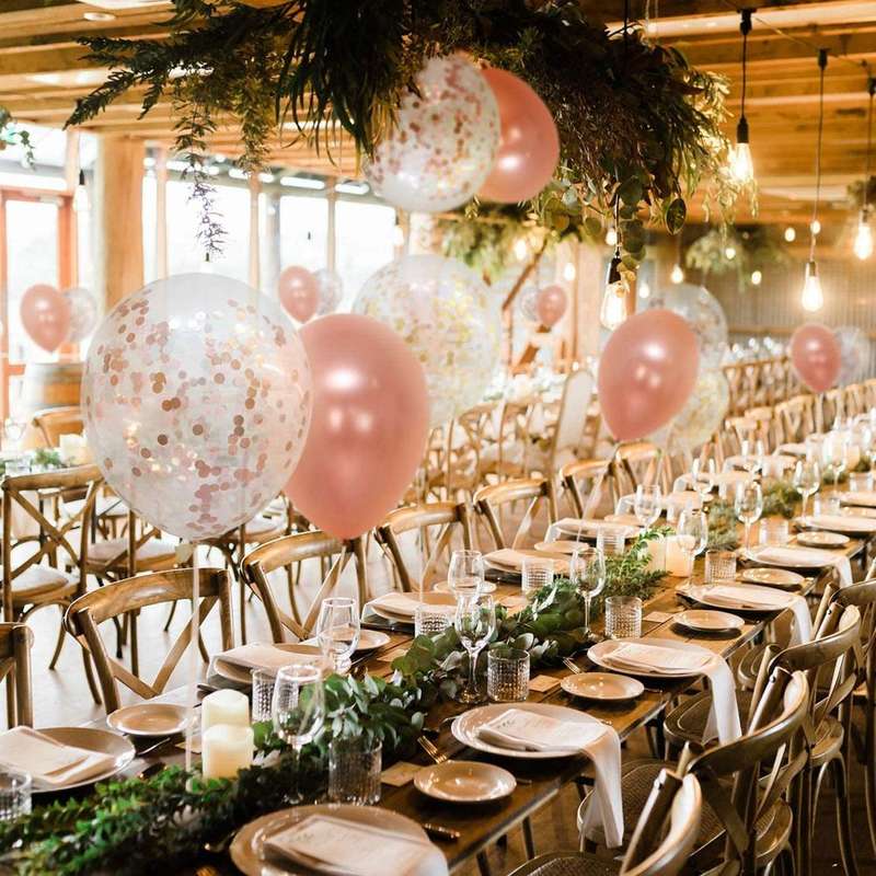 Killer Deals Rose Gold Birthday Bridal Baby Shower Party Balloons (x60)
