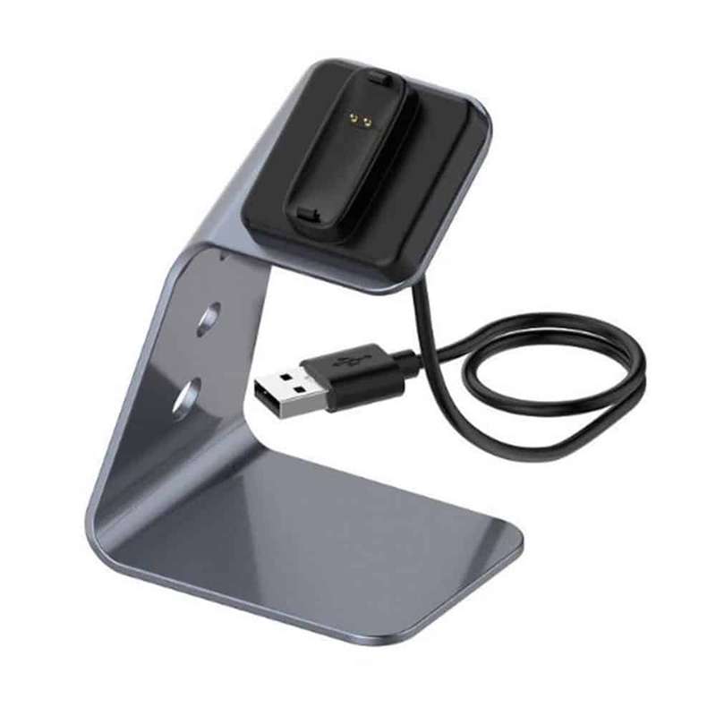 Killer Deals Fitbit Inspire 2 Aluminium Alloy Magnetic Charger Dock Stand - Grey