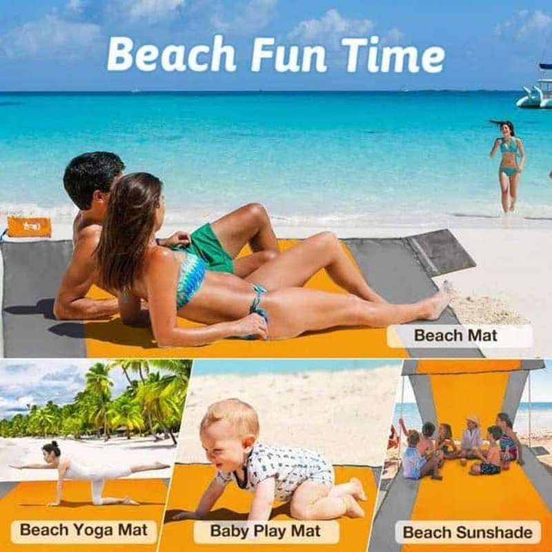 Killer Deals Camping Sand-Free Waterproof Beach Blanket 2m x 2.5m x2 - Combo