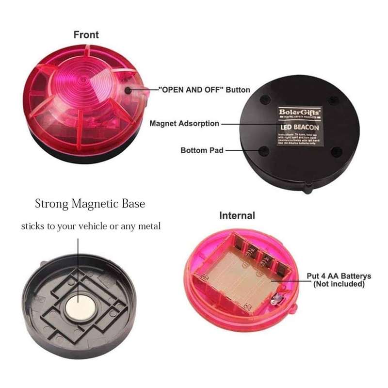 Killer Deals Vehicle Warning Emergency Flashing LED Strobe Light
