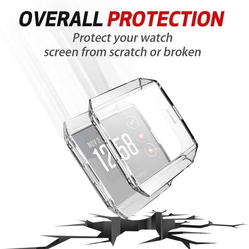 Killer Deals Fitbit Blaze TPU protective case (Clear) + screen protector Combo