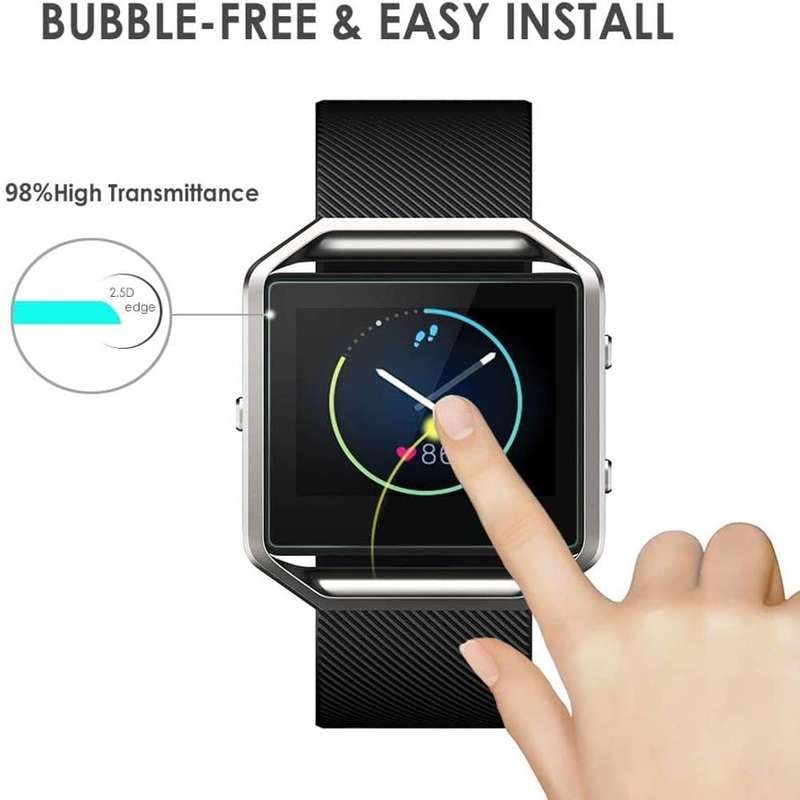 Killer Deals Fitbit Blaze TPU protective case (Clear) + screen protector Combo