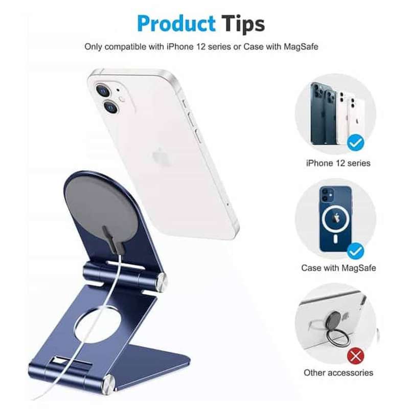 MagSafe Compatible Foldable Phone Stand Holder for iPhone