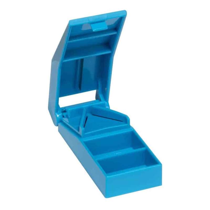 Killer Deals Easy Heavy-Duty Travel Safe Pill Splitter Cutter & Storage Box