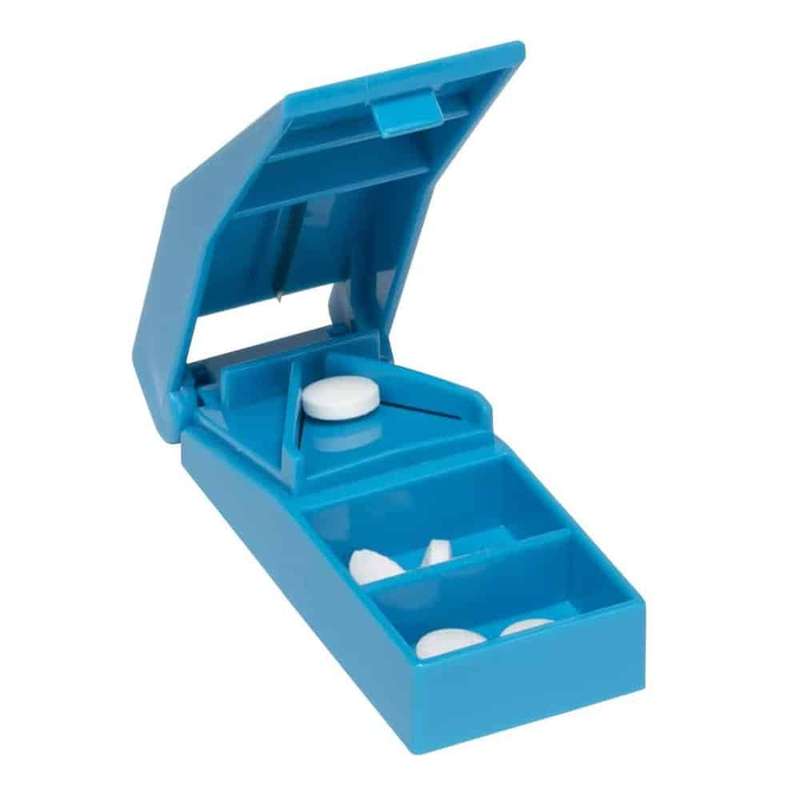Killer Deals Easy Heavy-Duty Travel Safe Pill Splitter Cutter & Storage Box