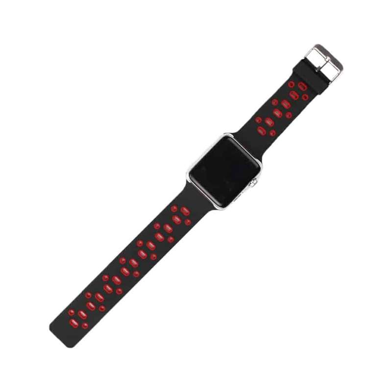 Killer Deals Sporty Silicone Strap for 42/44/45/49mm Apple Watch- 3-Colour Combo