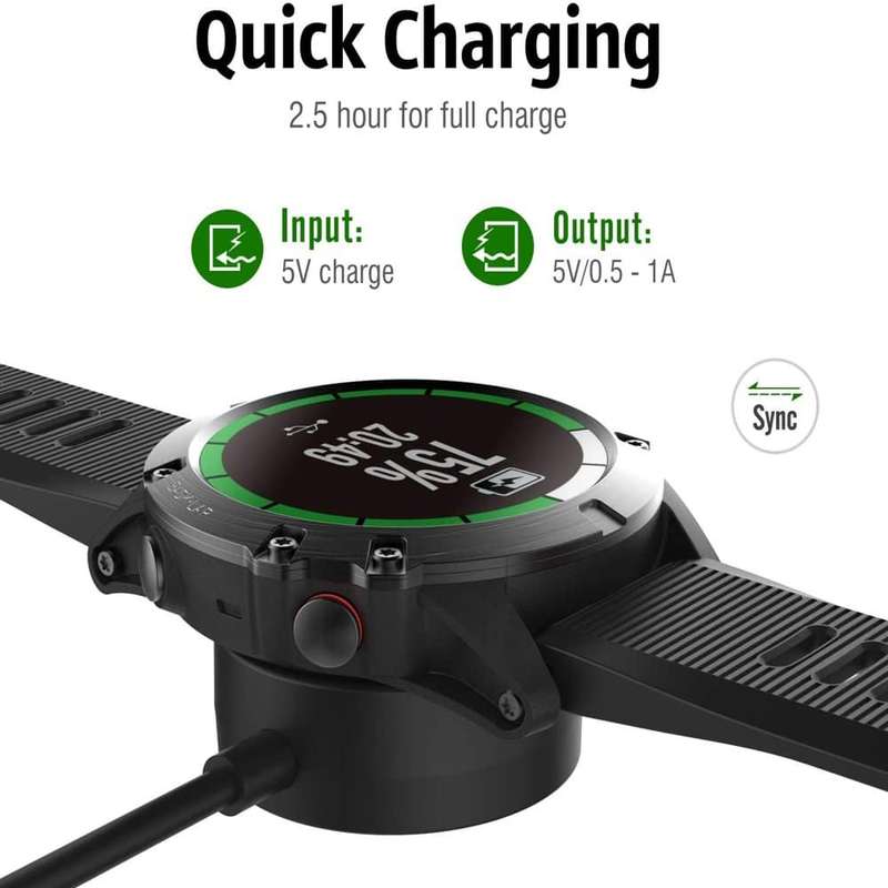 Killer Deals USB Dock Charger for Universal Garmin Series - 1m