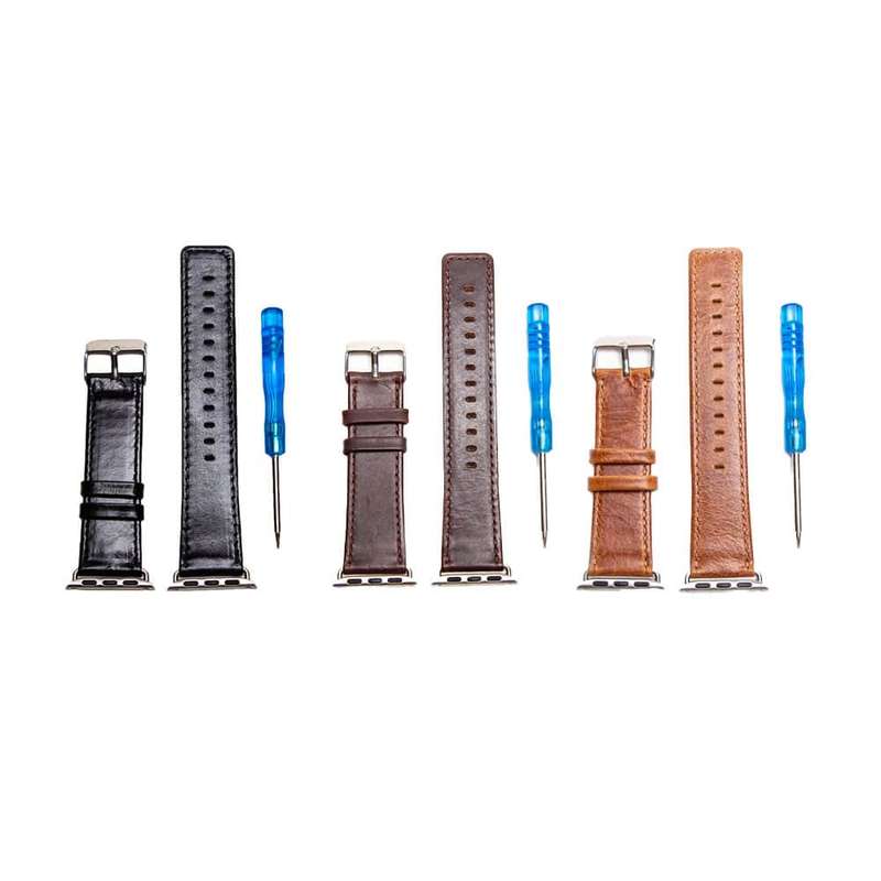 Killer Deals 38/40/41mm Apple Watch Leather Strap - Light Brown