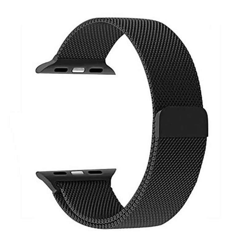 Killer Deals Stainless Steel Milanese Loop Strap for 38/40/41mm Apple Watch(S/M/L) - Black