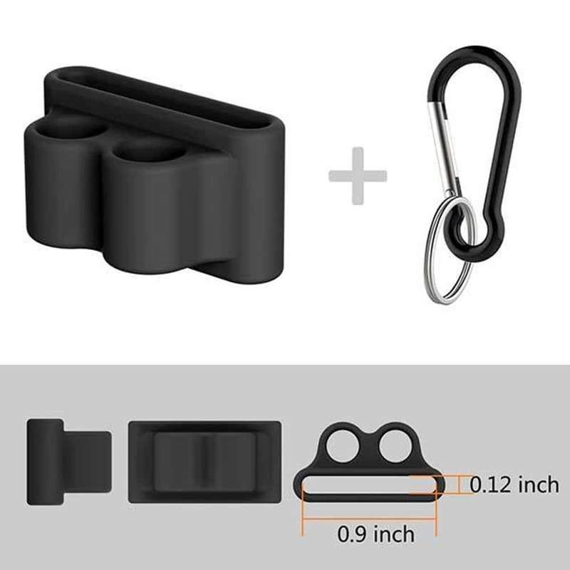 Silicone Watch Clip & Keychain Compatible with Apple AirPods