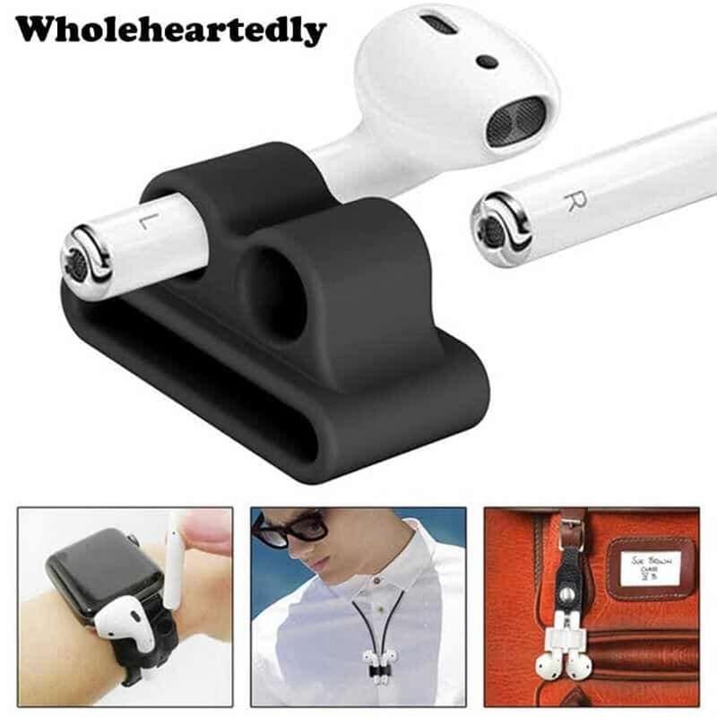 Silicone Watch Clip & Keychain Compatible with Apple AirPods