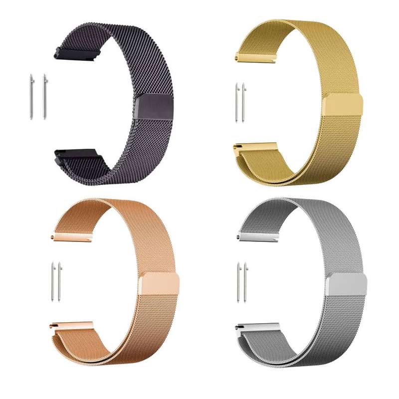 Killer Deals Samsung Galaxy Watch stainless-steel Milanese strap - R.gold