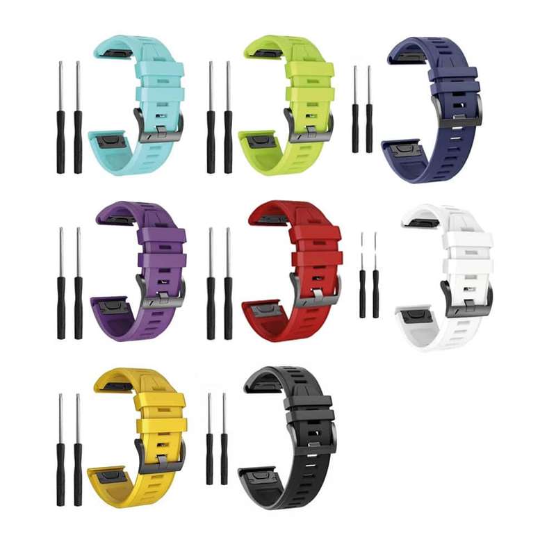 Killer Deals 22mm Silicone Strap for Garmin Fenix 5/ 6/ 7/ 745/ 945/ S60- Midnight Blue